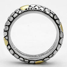 Load image into Gallery viewer, 3W332 - Reverse Two-Tone Brass Ring with Epoxy  in Jet