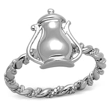 Load image into Gallery viewer, 3W607 - Rhodium Brass Ring with No Stone