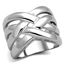 Load image into Gallery viewer, 3W784 - Rhodium Brass Ring with No Stone
