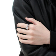 Load image into Gallery viewer, DA303 - No Plating Stainless Steel Ring with AAA Grade CZ  in Clear