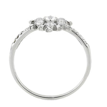 Load image into Gallery viewer, DA317 - No Plating Stainless Steel Ring with AAA Grade CZ  in Clear