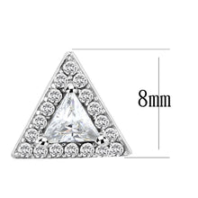 Load image into Gallery viewer, DA327 - No Plating Stainless Steel Earrings with AAA Grade CZ  in Clear