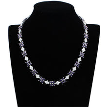 Load image into Gallery viewer, LO2324 - Rhodium Brass Jewelry Sets with AAA Grade CZ  in Amethyst