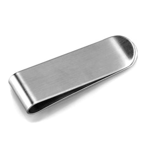 LO3379 - High polished (no plating) Stainless Steel Money clip with No Stone