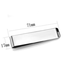 Load image into Gallery viewer, LO3384 - High polished (no plating) Stainless Steel Money clip with No Stone