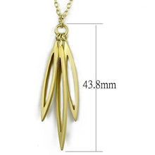 Load image into Gallery viewer, LO3712 - Gold &amp; Brush Brass Chain Pendant with No Stone