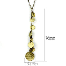 Load image into Gallery viewer, LO3713 - Antique Copper Brass Chain Pendant with No Stone