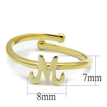 Load image into Gallery viewer, LO3994 - Flash Gold Brass Ring with No Stone