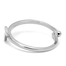 Load image into Gallery viewer, LO4017 - Rhodium Brass Ring with No Stone