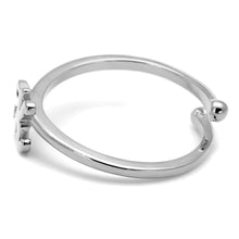 Load image into Gallery viewer, LO4023 - Rhodium Brass Ring with No Stone