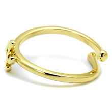Load image into Gallery viewer, LO4032 - Flash Gold Brass Ring with No Stone