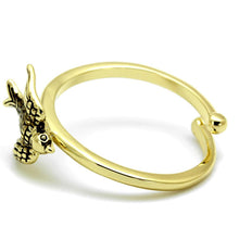 Load image into Gallery viewer, LO4054 - Flash Gold Brass Ring with No Stone