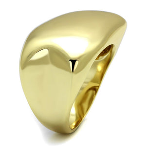 LO4105 - Gold Brass Ring with No Stone