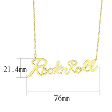Load image into Gallery viewer, LO4689 - Flash Gold Brass Necklace with No Stone
