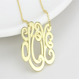 LO4690 - Rhodium Brass Necklace with No Stone