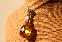 Load image into Gallery viewer, LOAS1388 - 14 K Gold tone 925 Sterling Silver Chain Pendant with AAA Grade CZ  in Yellow