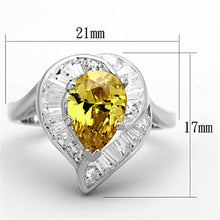 Load image into Gallery viewer, LOS702 - Silver 925 Sterling Silver Ring with AAA Grade CZ  in Topaz