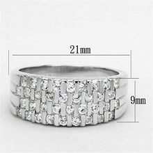 Load image into Gallery viewer, LOS707 - Silver 925 Sterling Silver Ring with AAA Grade CZ  in Clear
