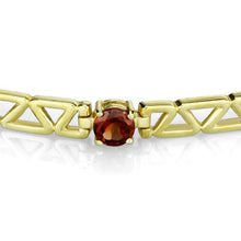 Load image into Gallery viewer, LOS840 - Gold 925 Sterling Silver Bracelet with AAA Grade CZ  in Multi Color