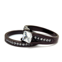Load image into Gallery viewer, TK0W383DC - IP Dark Brown (IP coffee) Stainless Steel Ring with AAA Grade CZ  in Clear