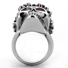 Load image into Gallery viewer, TK1117 - High polished (no plating) Stainless Steel Ring with Top Grade Crystal  in Siam