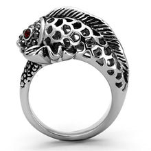 Load image into Gallery viewer, TK1215 - High polished (no plating) Stainless Steel Ring with Top Grade Crystal  in Siam