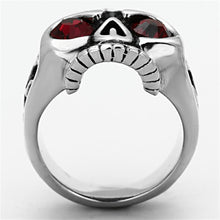 Load image into Gallery viewer, TK1354 High polished (no plating) Stainless Steel Ring with Top Grade Crystal in Siam