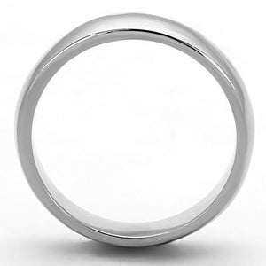 TK1375 - High polished (no plating) Stainless Steel Ring with No Stone