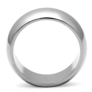 TK1391N - High Polished Stainless Steel Wide Band Ring