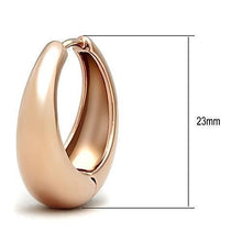 Load image into Gallery viewer, TK1489 - IP Rose Gold(Ion Plating) Stainless Steel Earrings with No Stone