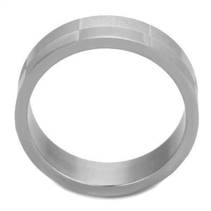 TK1667 - High polished (no plating) Stainless Steel Ring with No Stone