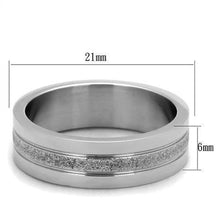 Load image into Gallery viewer, TK1668 - High polished (no plating) Stainless Steel Ring with No Stone