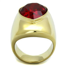 Load image into Gallery viewer, TK1836 - IP Gold(Ion Plating) Stainless Steel Ring with Top Grade Crystal  in Siam