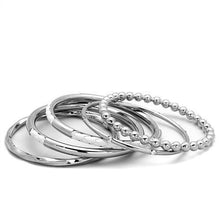 Load image into Gallery viewer, TK1937 - High polished (no plating) Stainless Steel Bangle with No Stone