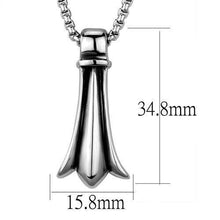 Load image into Gallery viewer, TK2010 - High polished (no plating) Stainless Steel Necklace with No Stone