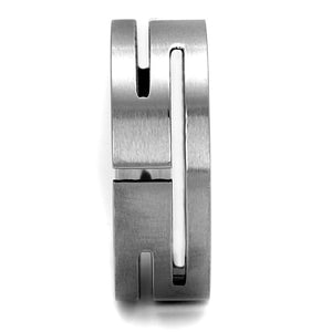 TK2393 - High polished (no plating) Stainless Steel Ring with No Stone