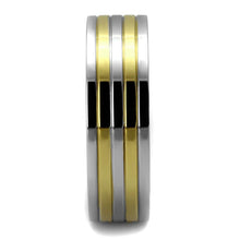 Load image into Gallery viewer, TK2413 - Two-Tone IP Gold (Ion Plating) Stainless Steel Ring with No Stone