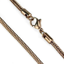 Load image into Gallery viewer, TK2430R - IP Rose Gold(Ion Plating) Stainless Steel Chain with No Stone