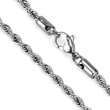 Load image into Gallery viewer, TK2434 - High polished (no plating) Stainless Steel Chain with No Stone
