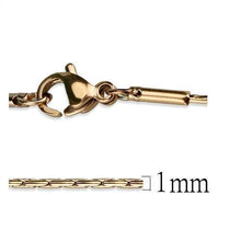 Load image into Gallery viewer, TK2437R - IP Rose Gold(Ion Plating) Stainless Steel Chain with No Stone