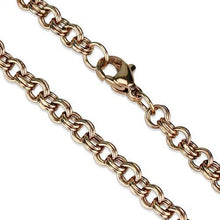 Load image into Gallery viewer, TK2438R - IP Rose Gold(Ion Plating) Stainless Steel Chain with No Stone