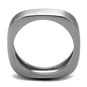 TK2668 - High polished (no plating) Stainless Steel Ring with No Stone
