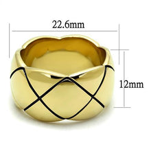 Load image into Gallery viewer, TK2803 - IP Gold(Ion Plating) Stainless Steel Ring with No Stone