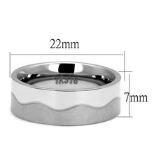 Load image into Gallery viewer, TK2918 - High polished (no plating) Stainless Steel Ring with No Stone