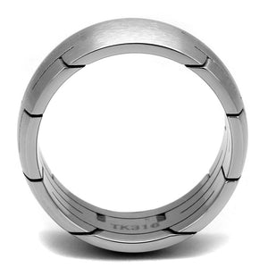 TK2920 - High polished (no plating) Stainless Steel Ring with No Stone