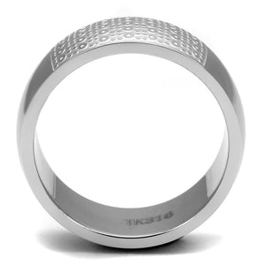 TK2945 - High polished (no plating) Stainless Steel Ring with No Stone