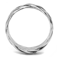 Load image into Gallery viewer, TK3280 - High polished (no plating) Stainless Steel Ring with Epoxy  in Jet