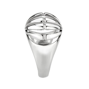 TK3732 High polished Stainless Steel Ring with NoStone in No Stone