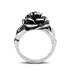 TK3870 - High polished (no plating) Stainless Steel Ring with NoStone in No Stone