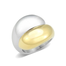 Load image into Gallery viewer, TK3887 - Two Tone IP Gold (Ion Plating) Stainless Steel Ring with NoStone in No Stone